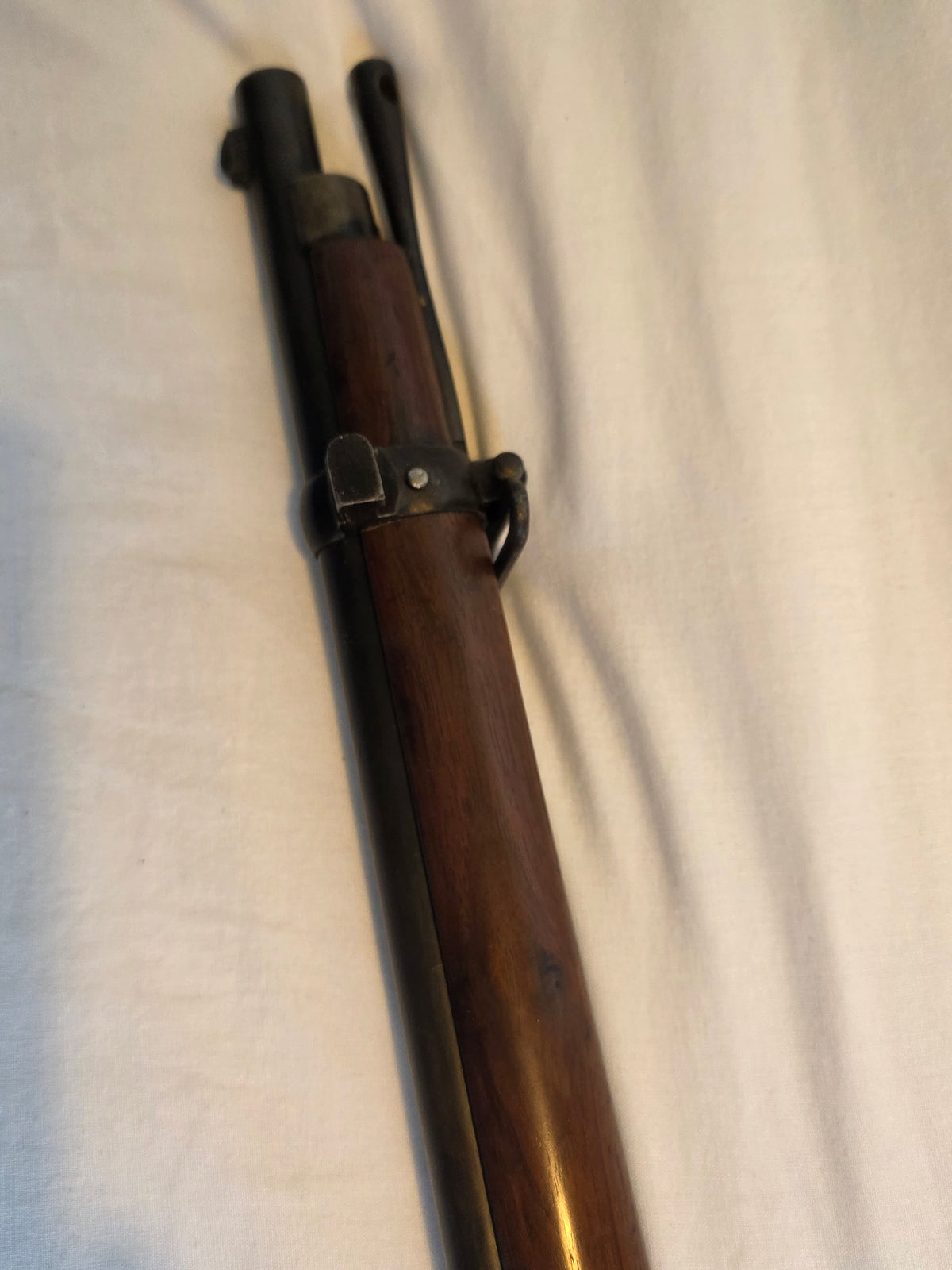 Very early 1860 Westley Richards “Monkey Tail” Volunteer Rifle – Serial No. 218 – With Yataghan Bayonet