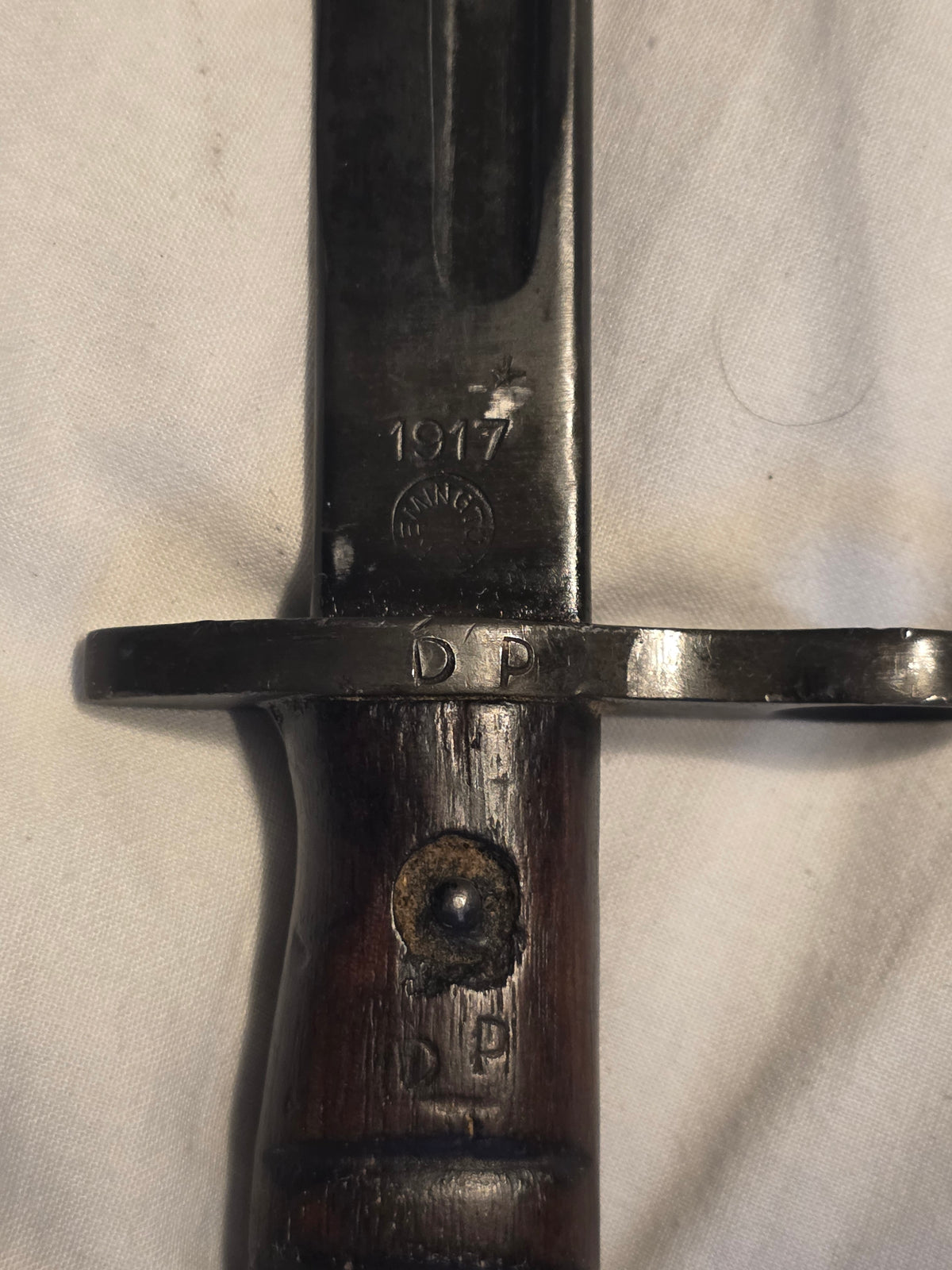 Remington Pattern 1907 Bayonet – DP Marked – British Service / Drill Purpose