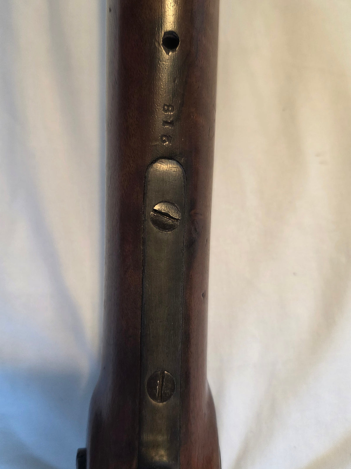 Very early 1860 Westley Richards “Monkey Tail” Volunteer Rifle – Serial No. 218 – With Yataghan Bayonet