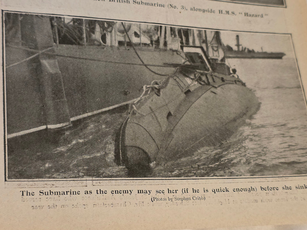 Of early submarine interest; The Wilkinson sword, family photographs, and original photographs of the first Holland boats of the Royal Navy