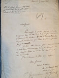 Napoleonic Autograph Letter – General Antoine-Louis Decrest, Comte de Saint-Germain