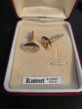 Vintage 9ct Gold Cufflinks – Mid-20th Century – 4.12g