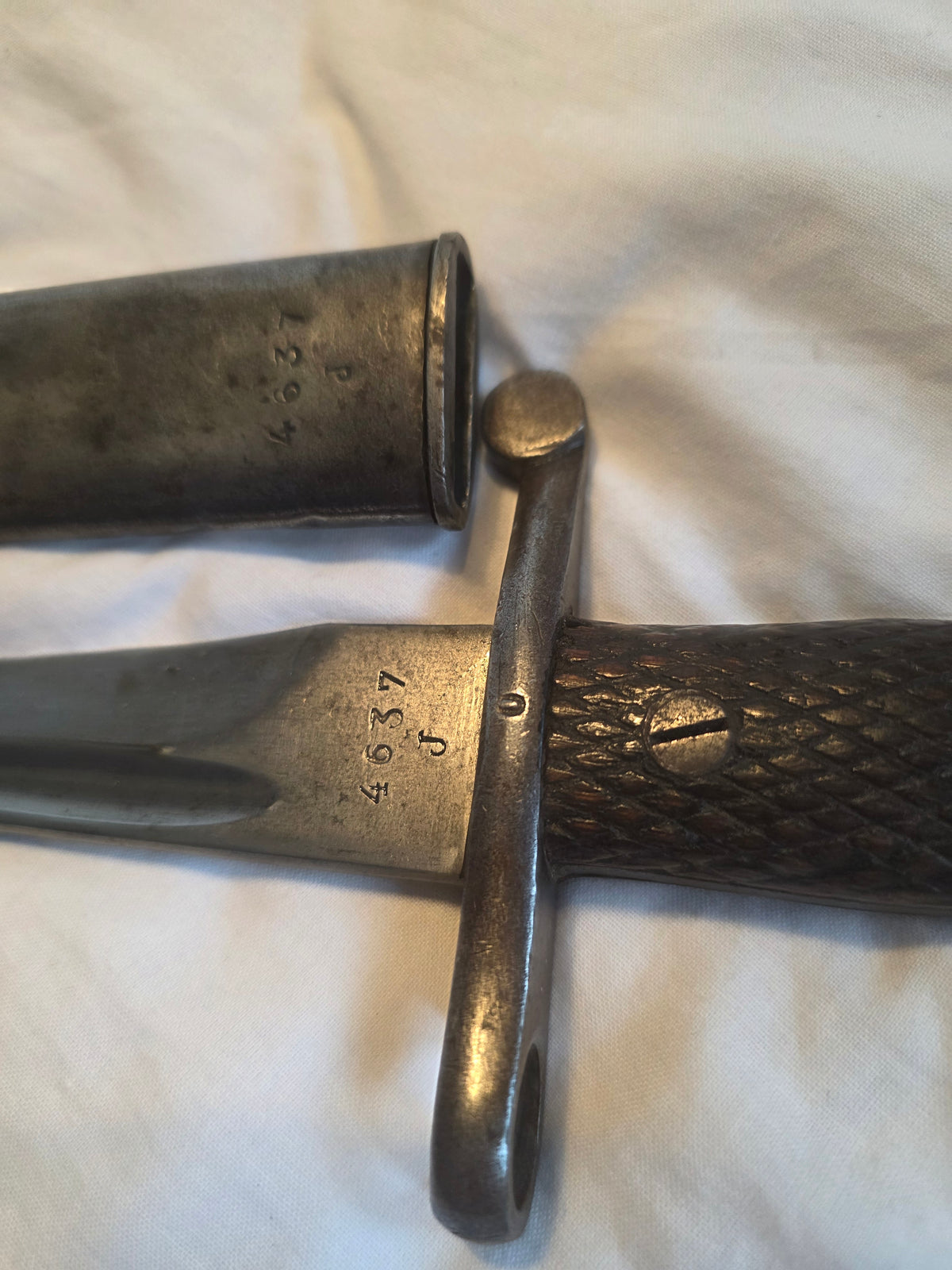Spanish M1941 Bayonet – Toledo Manufacture – Matching Numbered Scabbard