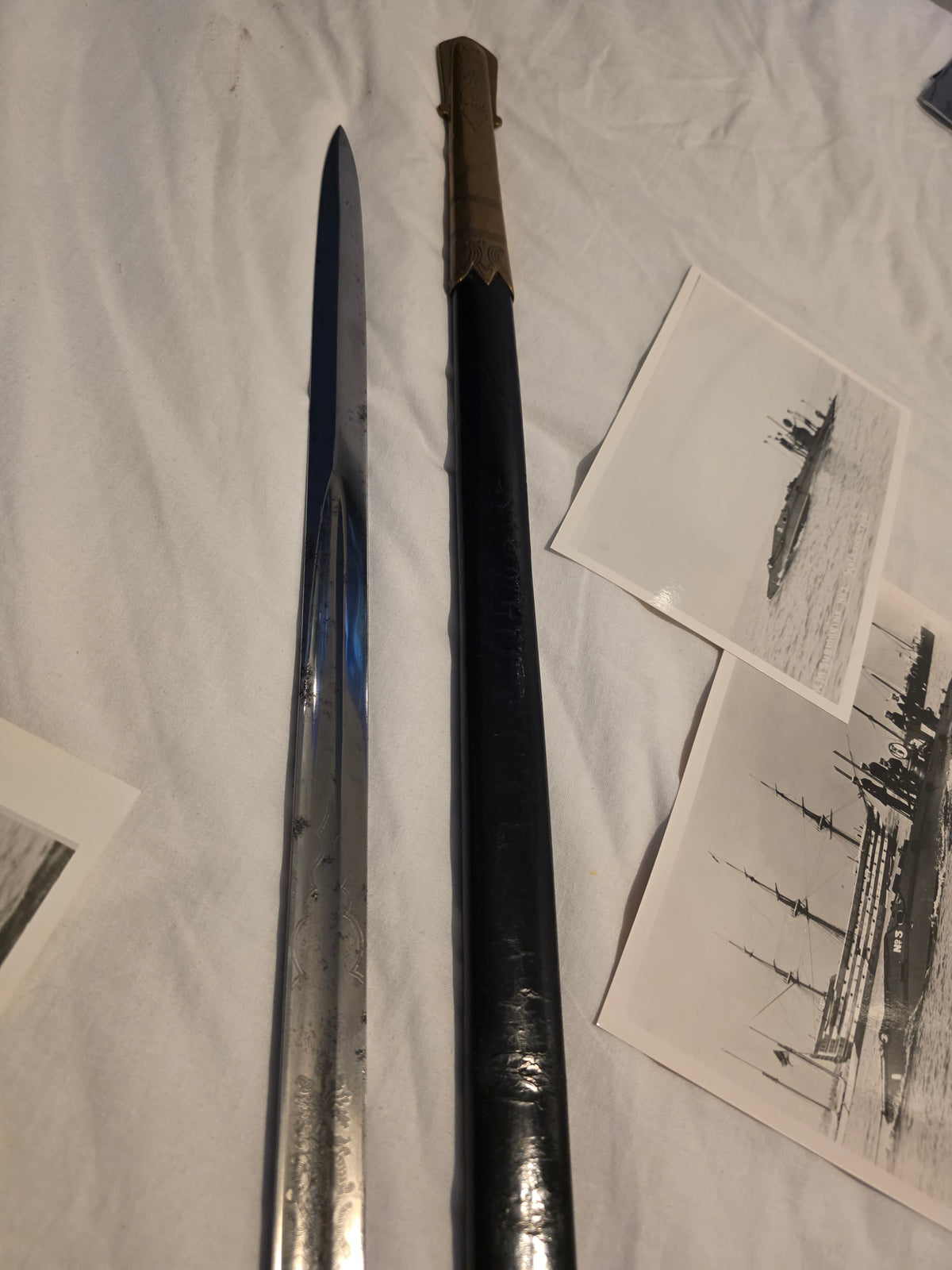 Of early submarine interest; The Wilkinson sword, family photographs, and original photographs of the first Holland boats of the Royal Navy