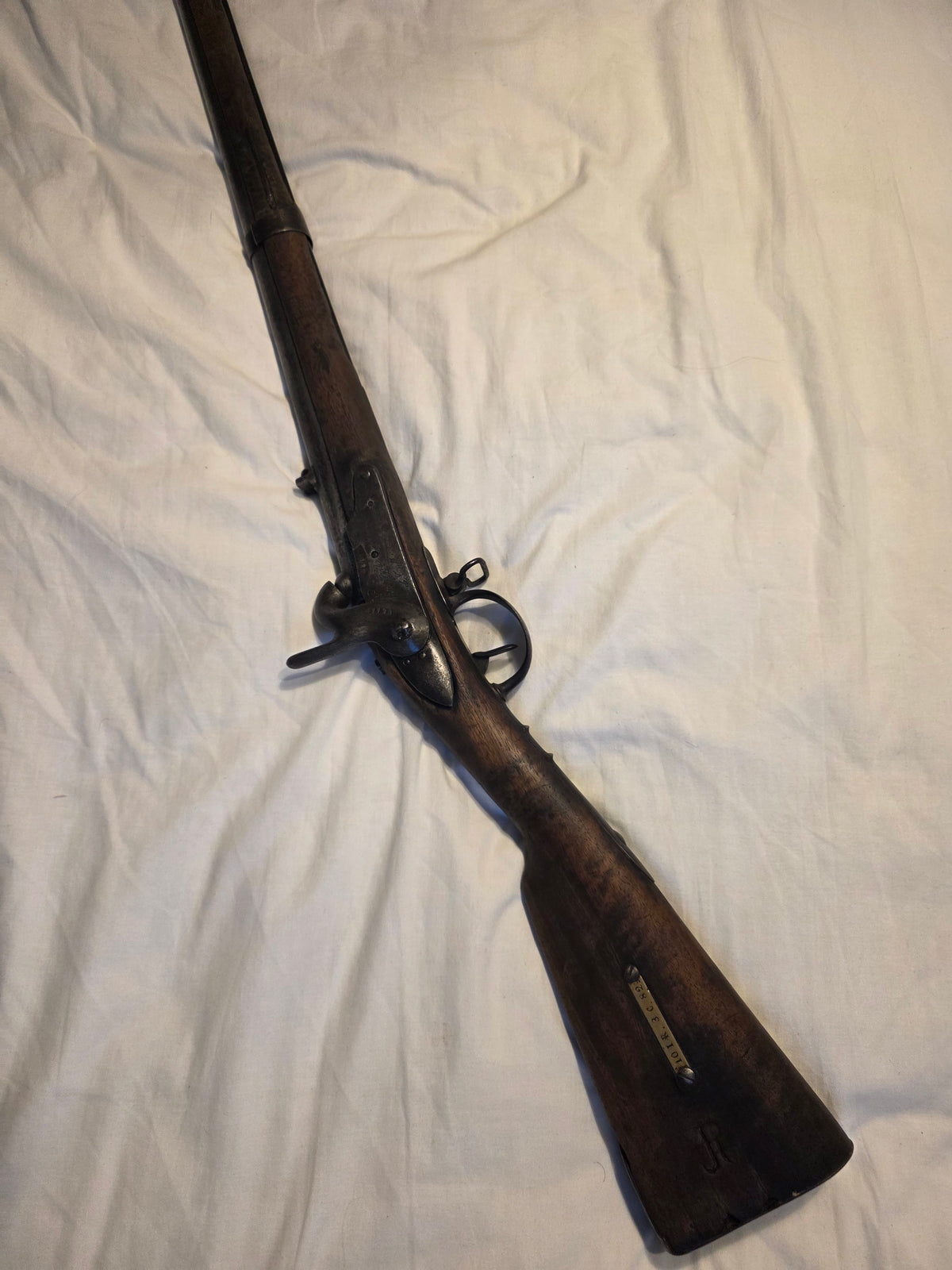 French M1777 Musket – Prussian Capture & Conversion – Napoleonic Era Military Firearm