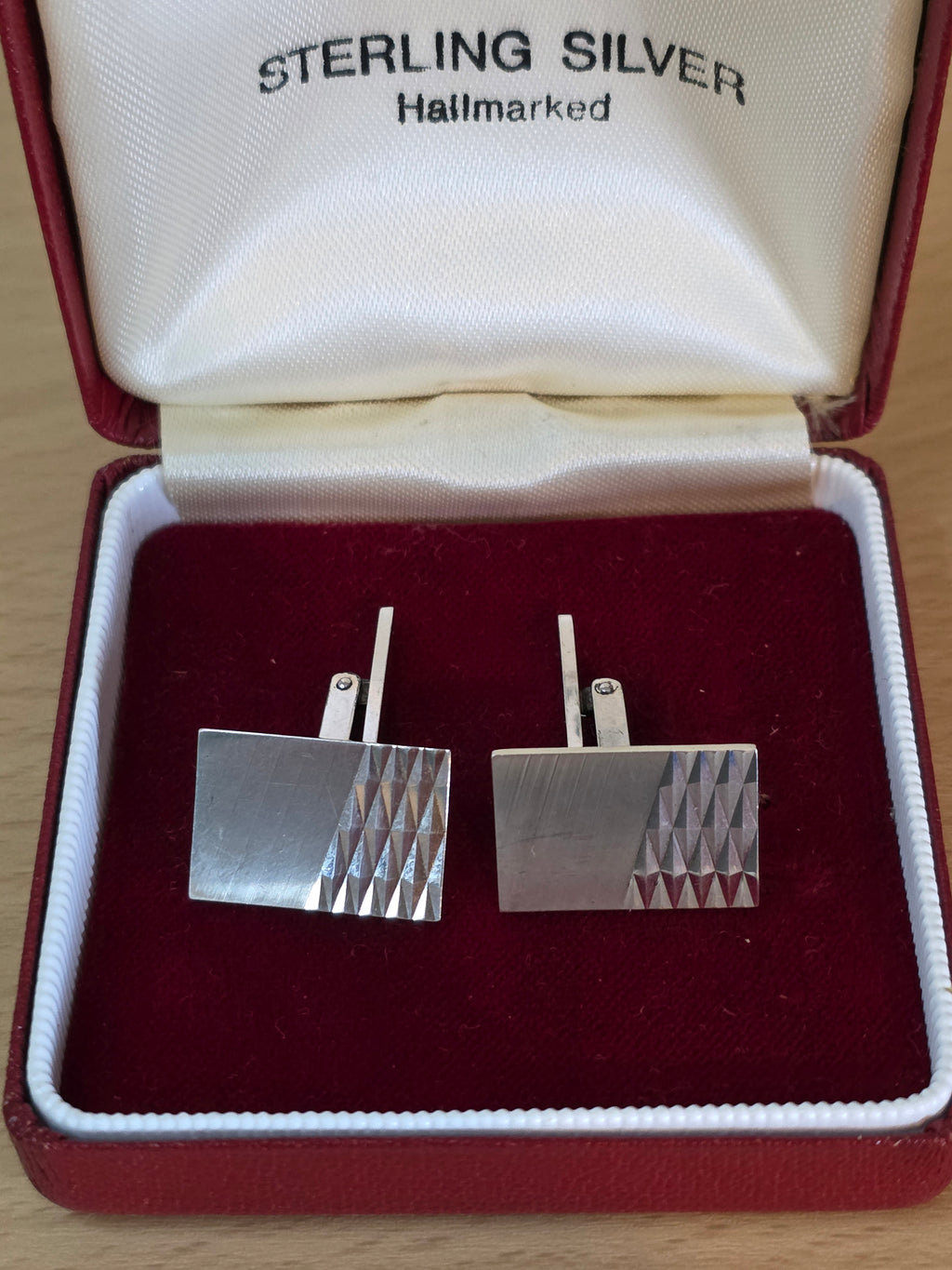Pair of Sterling Silver cuff-links