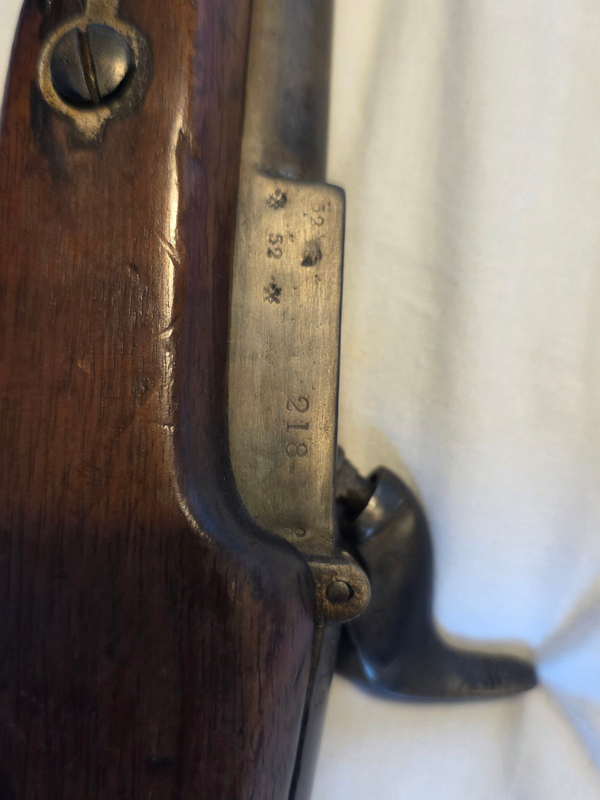 Very early 1860 Westley Richards “Monkey Tail” Volunteer Rifle – Serial No. 218 – With Yataghan Bayonet