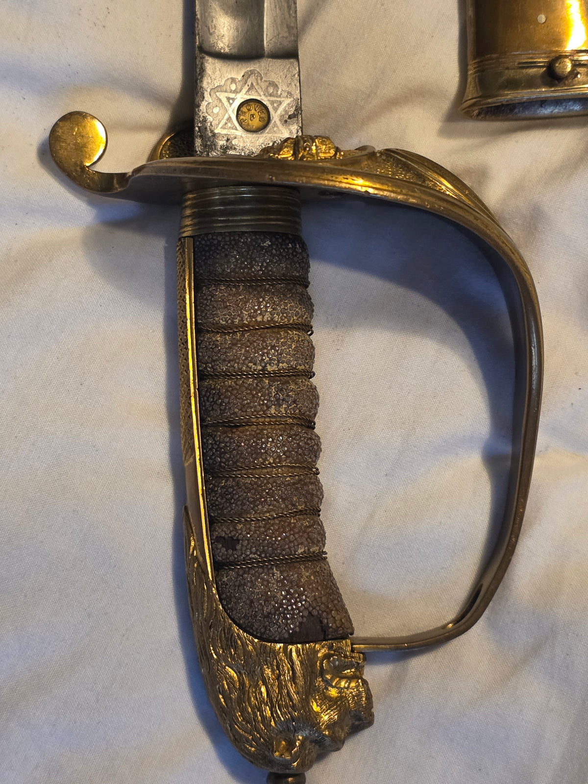 Victorian Royal Navy Officer’s Sword – Surgeon William Godfrey Peck RN – Canea 1898 – Service Sharpened