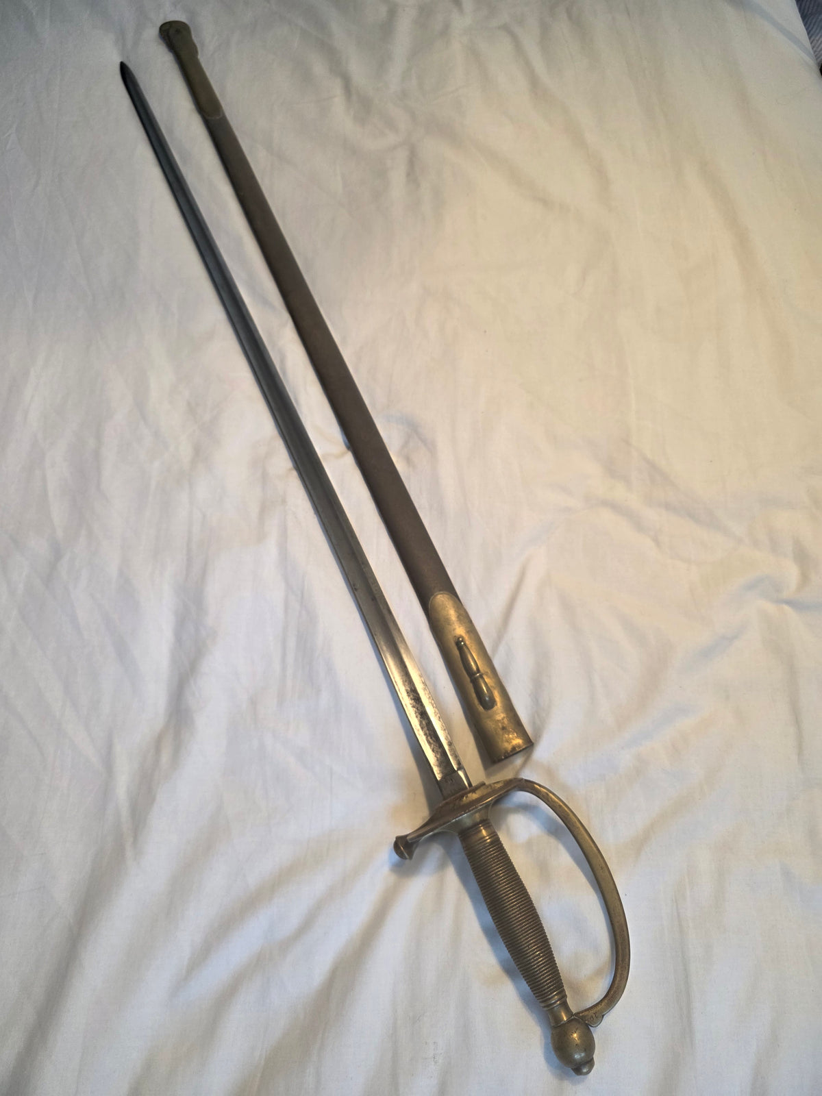 1862 NCO Sword – ADK Marked – MHC & “19” Military Issue Markings