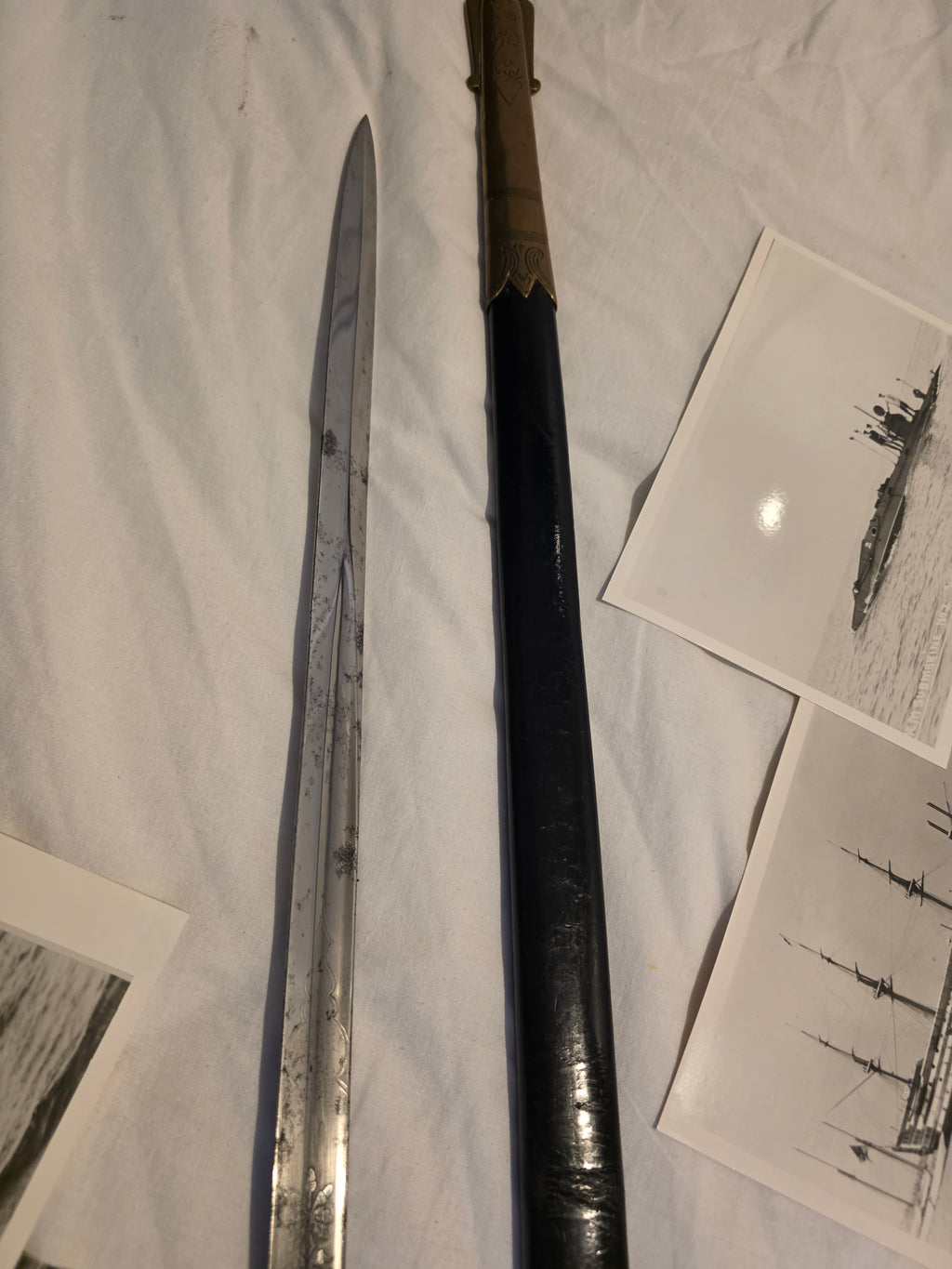 Of early submarine interest; The Wilkinson sword, family photographs, and original photographs of the first Holland boats of the Royal Navy