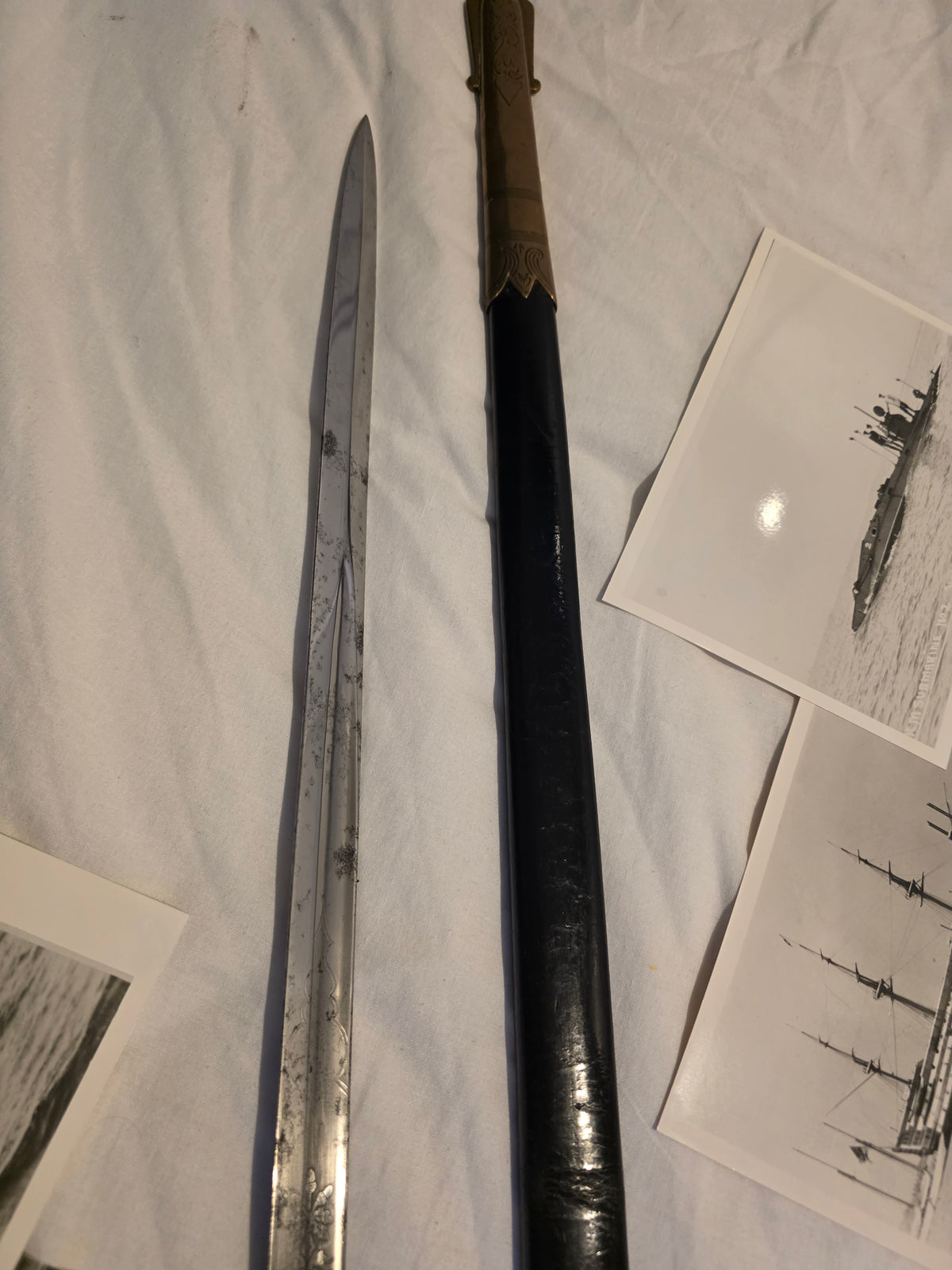 Of early submarine interest; The Wilkinson sword, family photographs, and original photographs of the first Holland boats of the Royal Navy