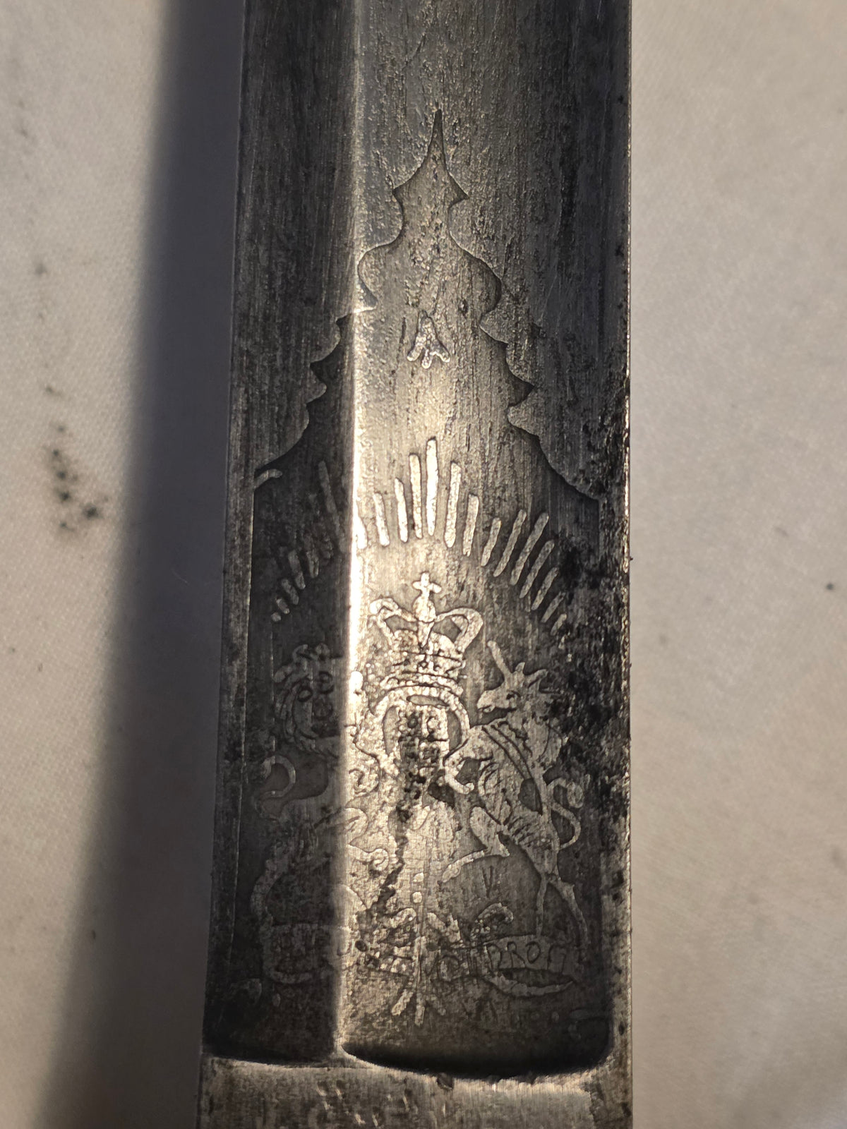 Victorian Royal Navy Officer’s Sword – Surgeon William Godfrey Peck RN – Canea 1898 – Service Sharpened