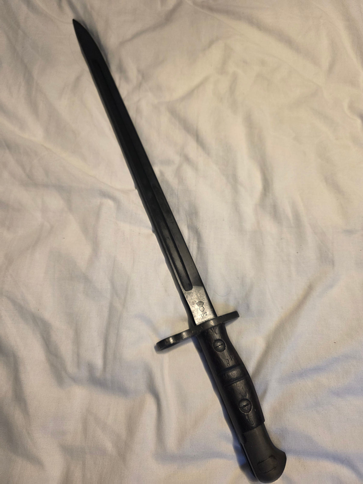 Remington Pattern 1907 Bayonet – DP Marked – British Service / Drill Purpose