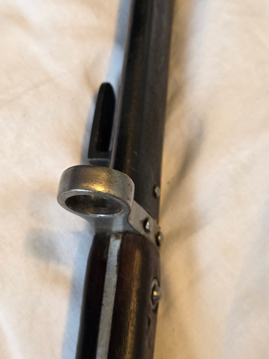Late 19th Century Mannlicher-Type Bayonet – OE/WG Marked – With Scabbard