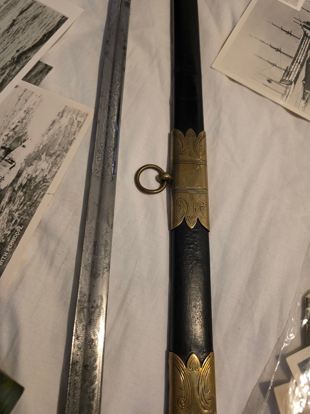 Of early submarine interest; The Wilkinson sword, family photographs, and original photographs of the first Holland boats of the Royal Navy