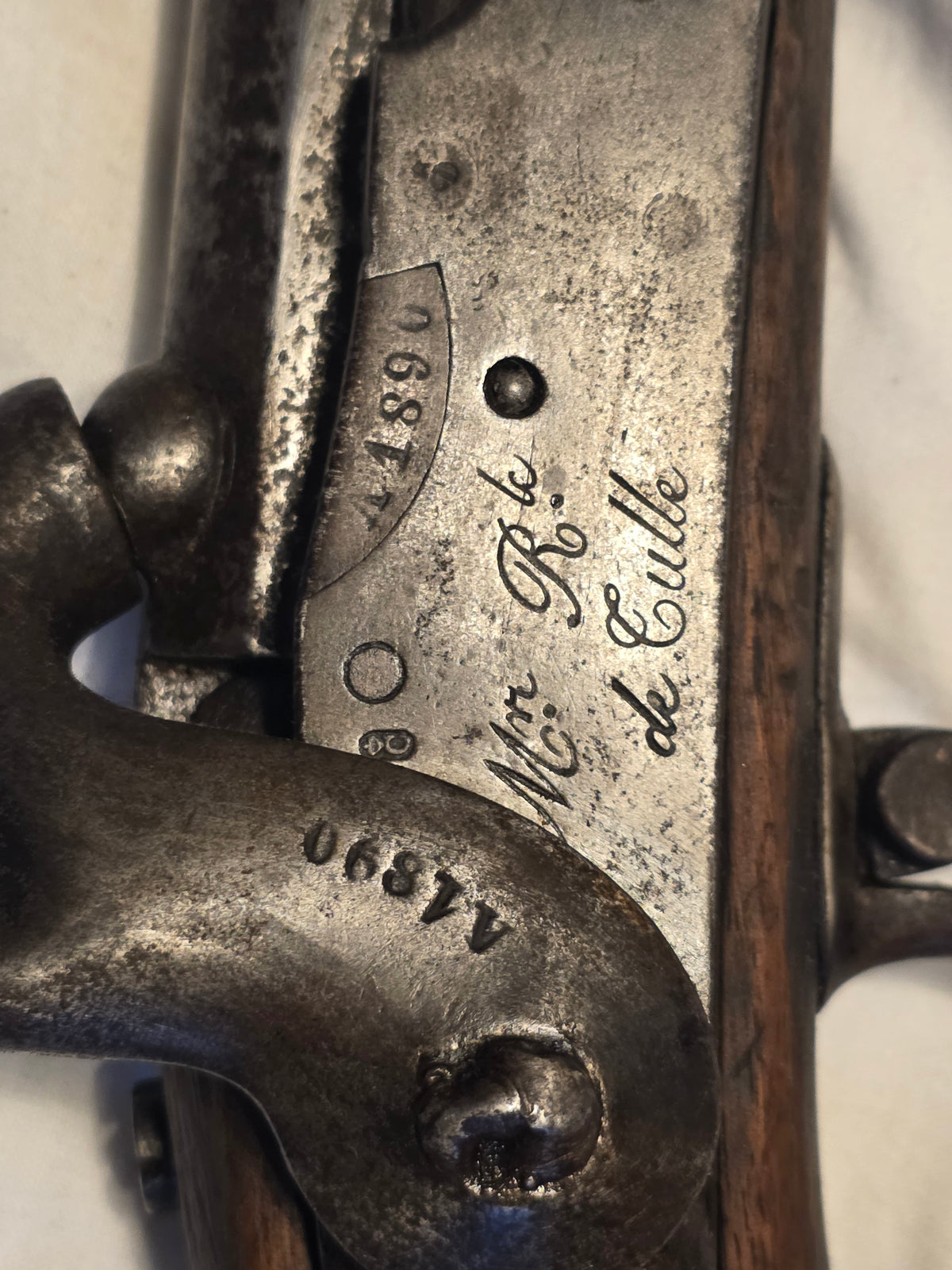 French M1777 Musket – Prussian Capture & Conversion – Napoleonic Era Military Firearm