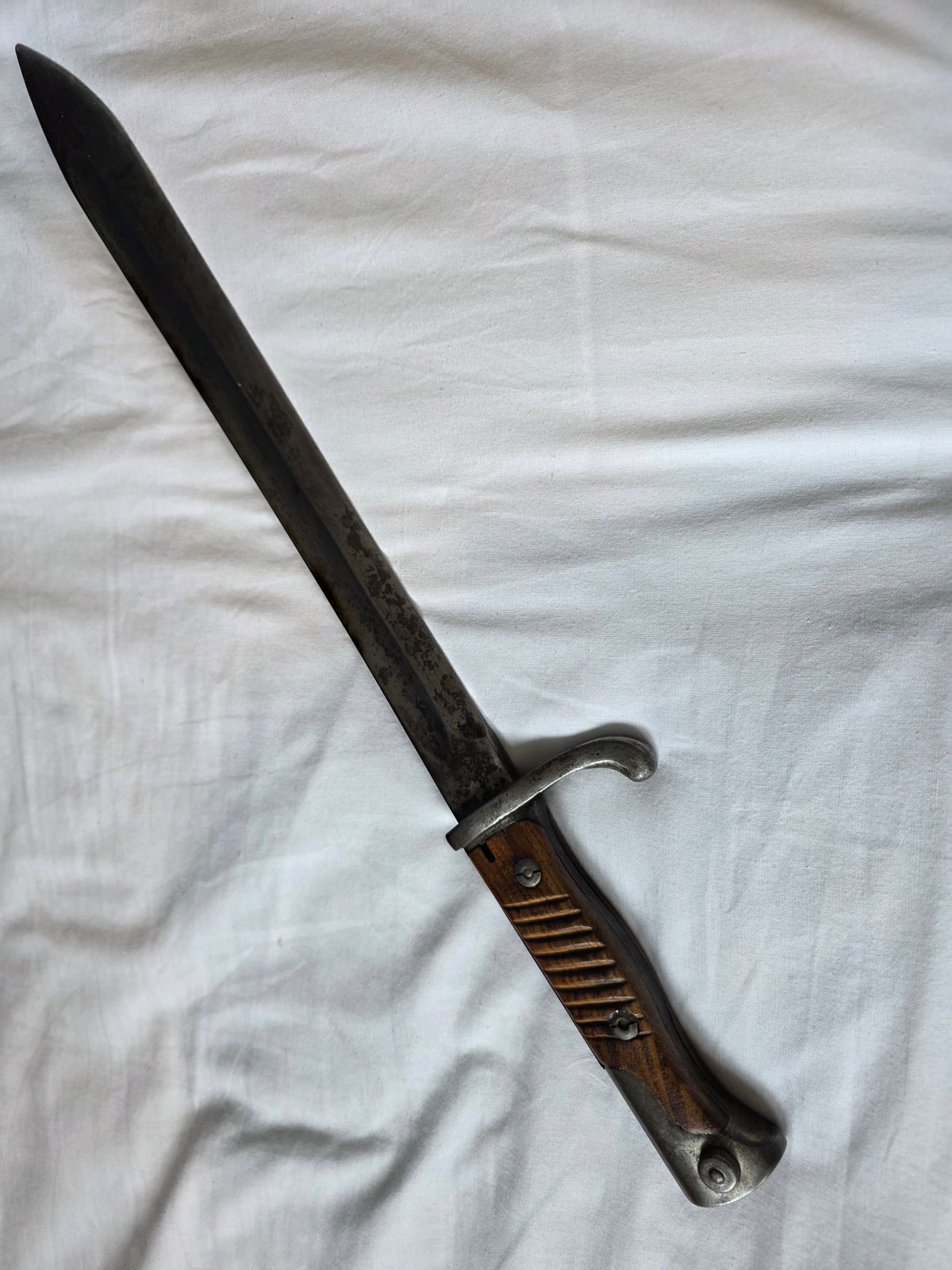 Imperial German Seitengewehr 98/05 n.A. Bayonet – Ernst Busch, Solingen – 1918