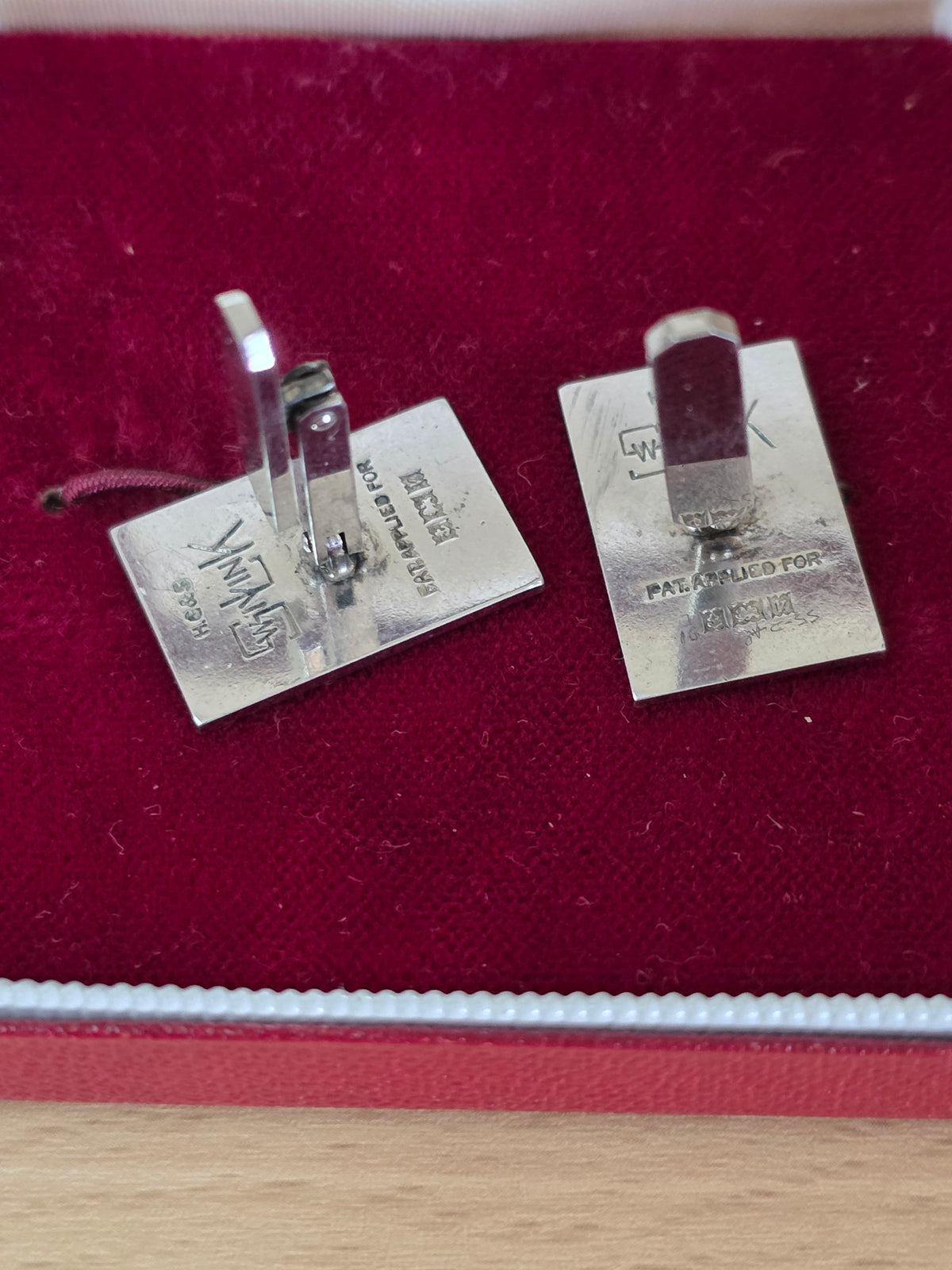Pair of Sterling Silver cuff-links